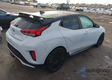 2019 Hyundai Veloster Turbo Ultimate z USA, uszkodzony, nr VIN KMHTH6AB5KU015786